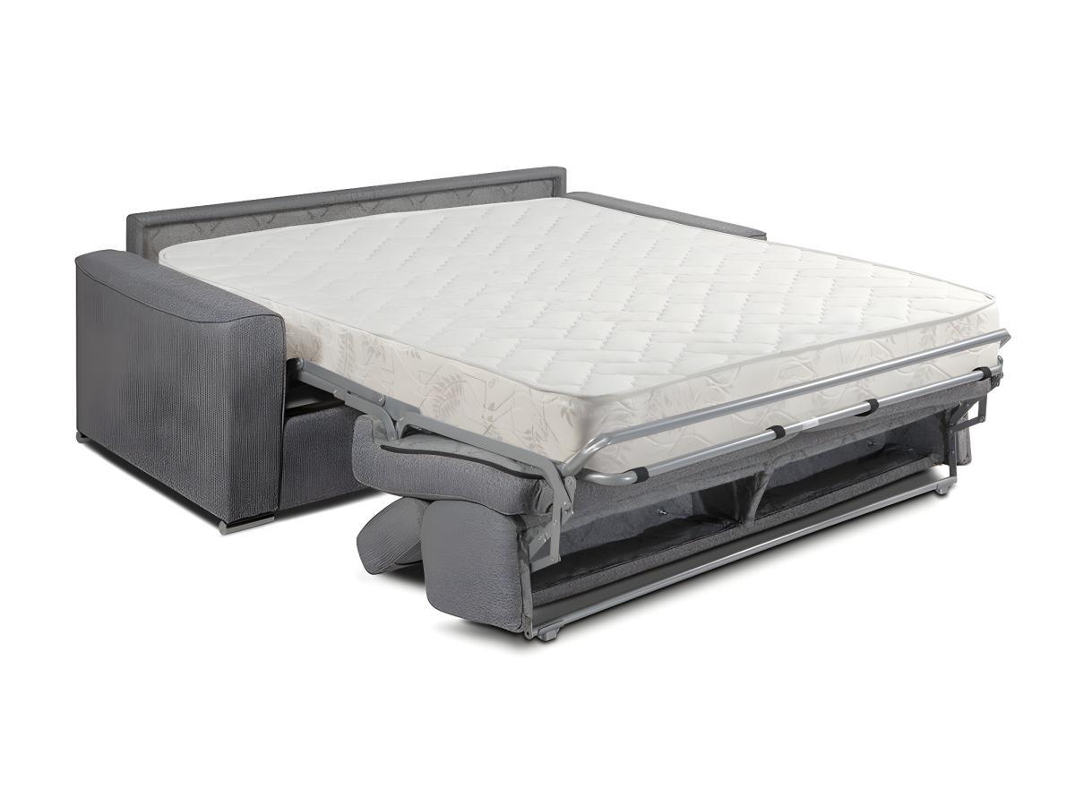 LINEA SOFA Canapé 4 places conible express en tissu VIZIR Couchage à  lattes largesMatelas  
