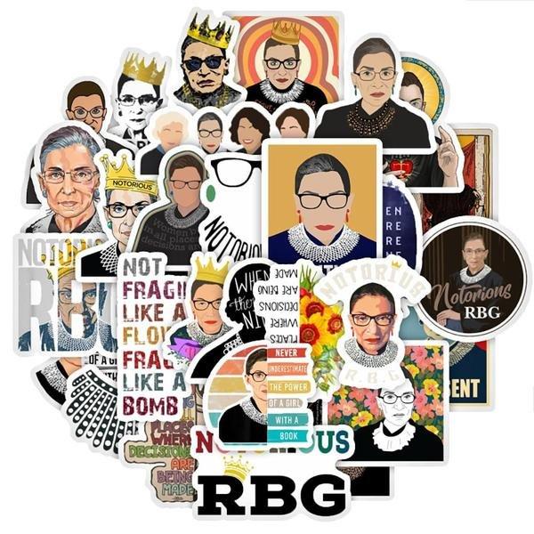 Image of Packung Aufkleber - Ruth Bader Ginsburg Packung Aufkleber - Ruth Bader Ginsburg
