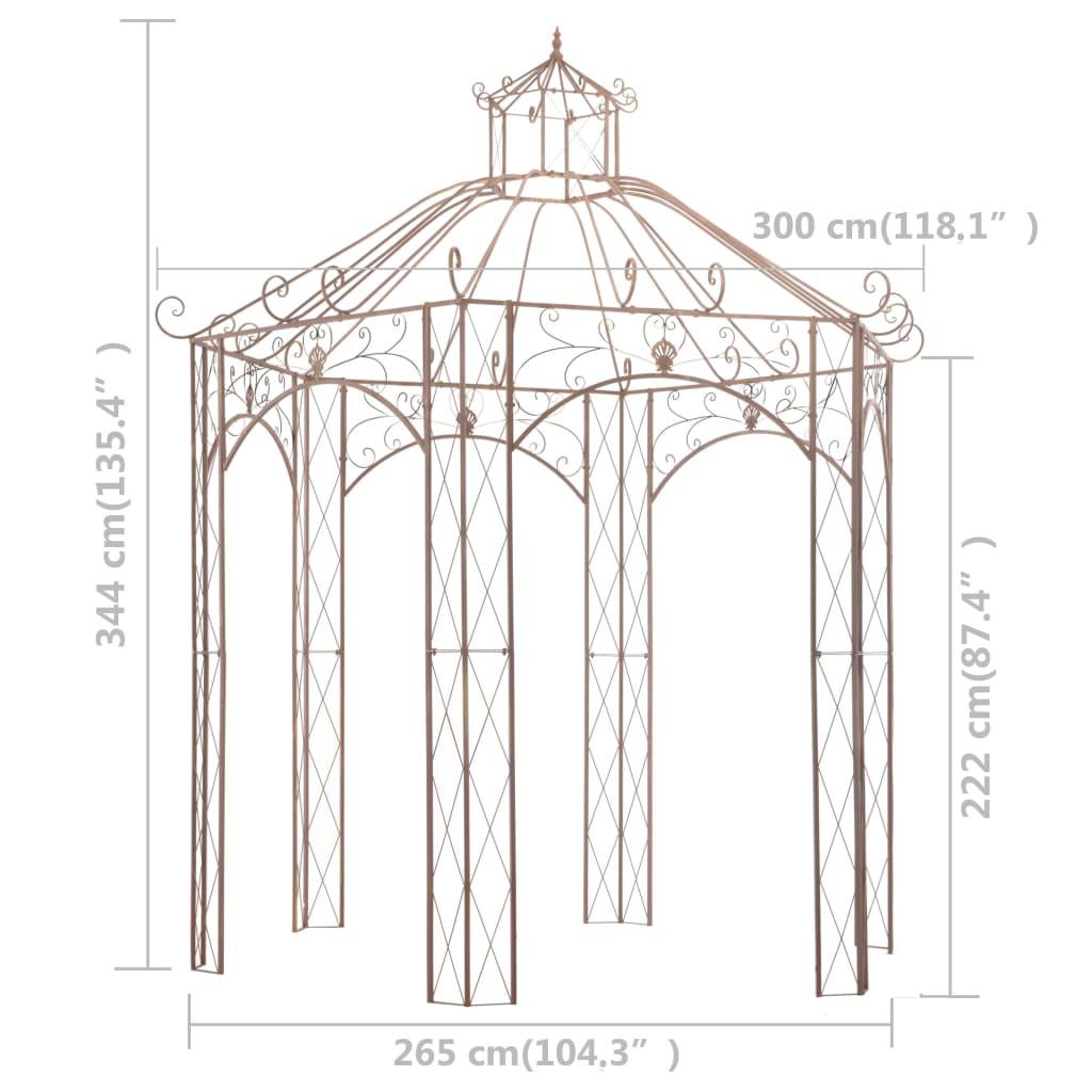 VidaXL Pavillon metall  