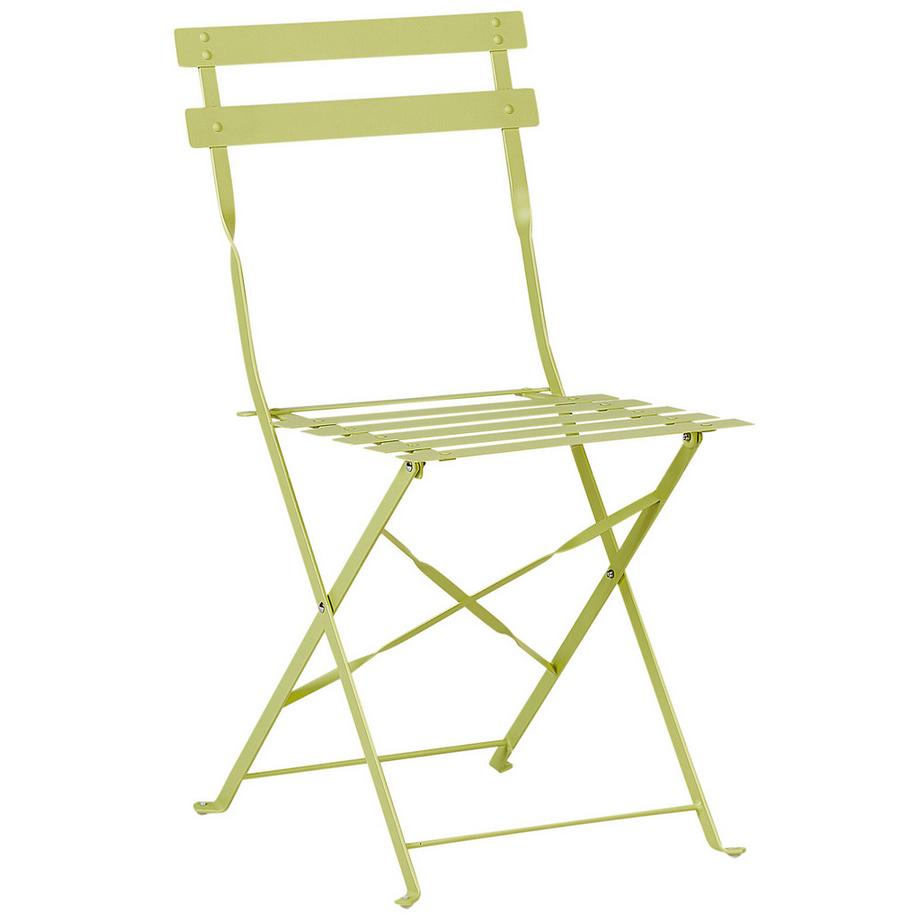 Beliani Set bistrot en Acciaio Moderno FIORI  