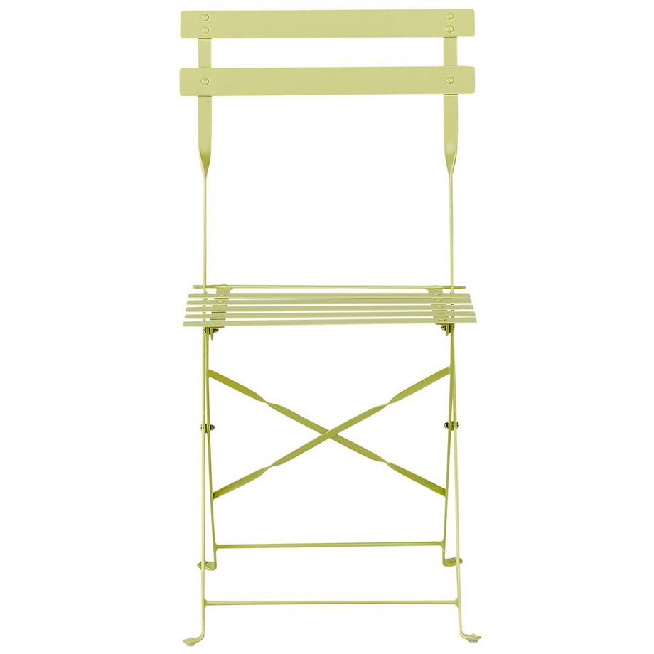 Beliani Set bistrot en Acciaio Moderno FIORI  