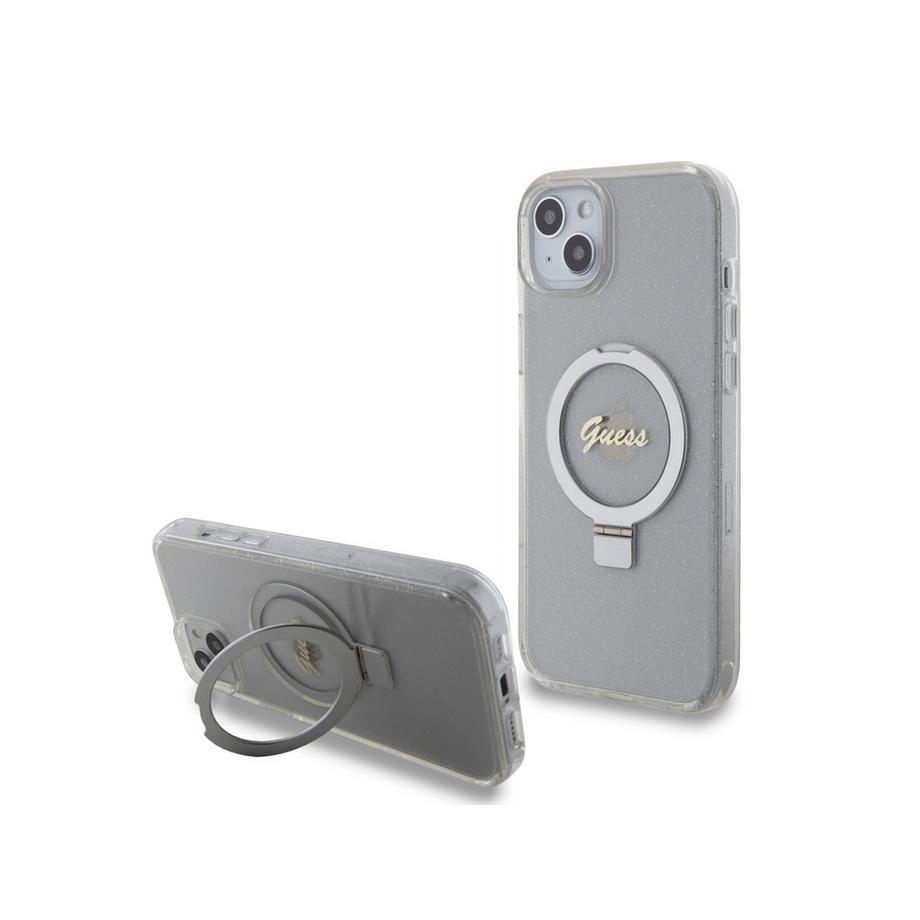 GUESS  Cover MagSafe iPhone 15 TPU Ring Stand 