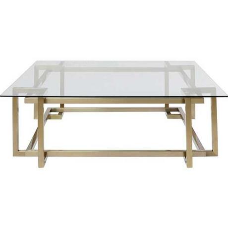 KARE Design Couchtisch Clara gold 120x120  