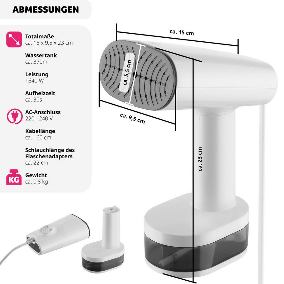 Tectake  Défroisseur vapeur  3 modes vapeur et fonction de repassage à sec 