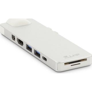 LMP  17278 replicatore di porte e docking station per laptop USB 3.2 Gen 1 (3.1 Gen 1) Type-C Argento 