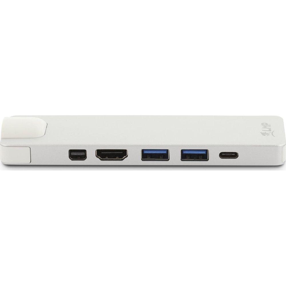 LMP  17278 replicatore di porte e docking station per laptop USB 3.2 Gen 1 (3.1 Gen 1) Type-C Argento 