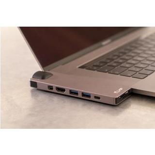 LMP  17278 replicatore di porte e docking station per laptop USB 3.2 Gen 1 (3.1 Gen 1) Type-C Argento 