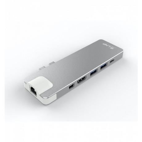 LMP  17278 replicatore di porte e docking station per laptop USB 3.2 Gen 1 (3.1 Gen 1) Type-C Argento 