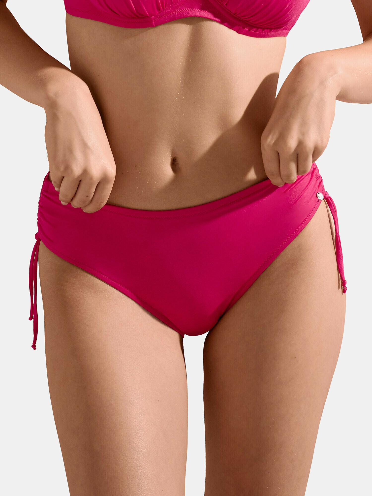 Image of Bikini-strümpfe Mit Hoher Taille Verstellbare Seiten Las Vegas Unisex Fuchsia 38