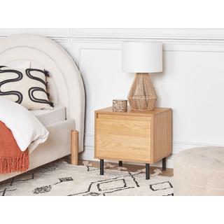 Beliani Comodino 1 cassetto en Pannello di fibre (LDF) Scandinavo NIKEA  