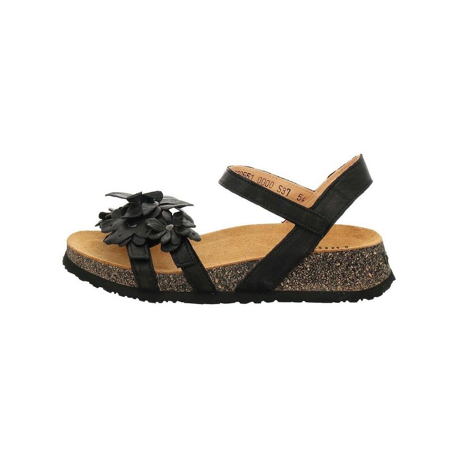 Think ! Keilsandalen mit Blumenapplikationen  