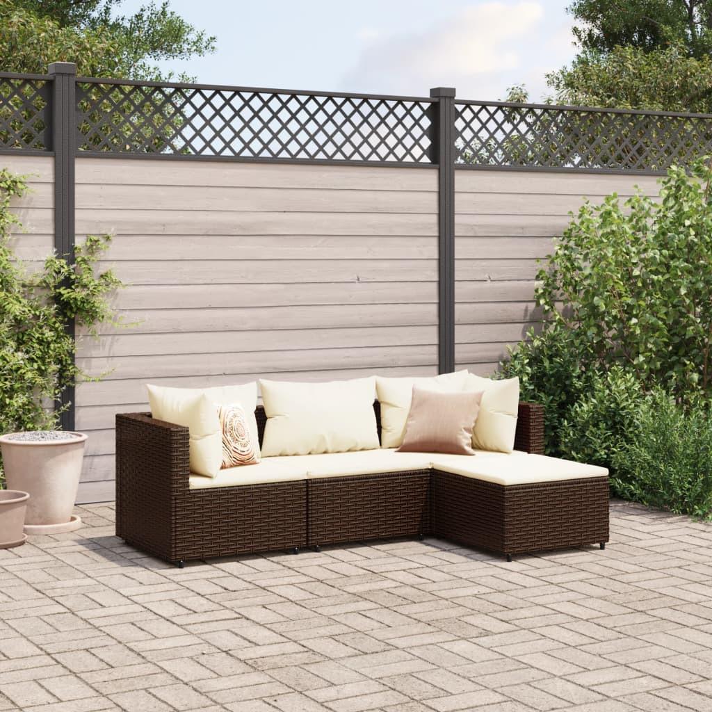 VidaXL Garten lounge set poly-rattan  