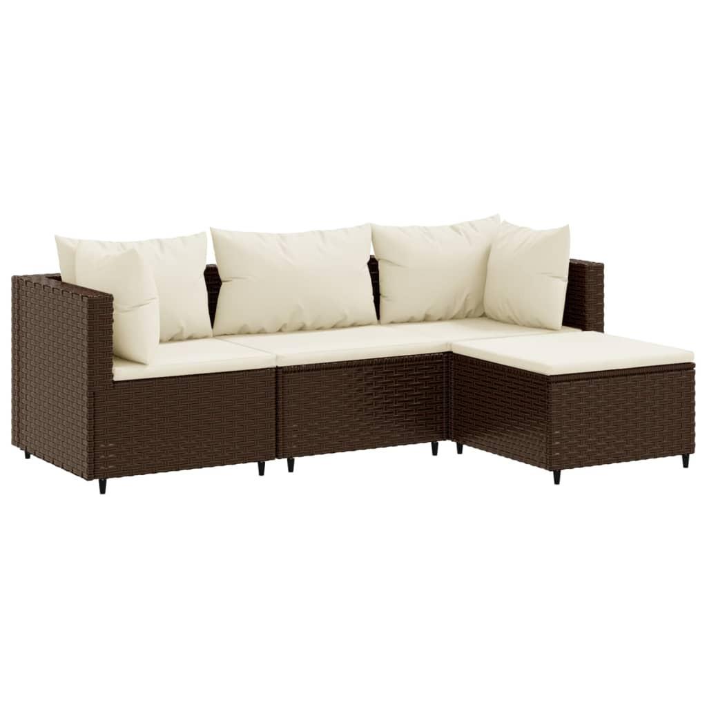 VidaXL Garten lounge set poly-rattan  