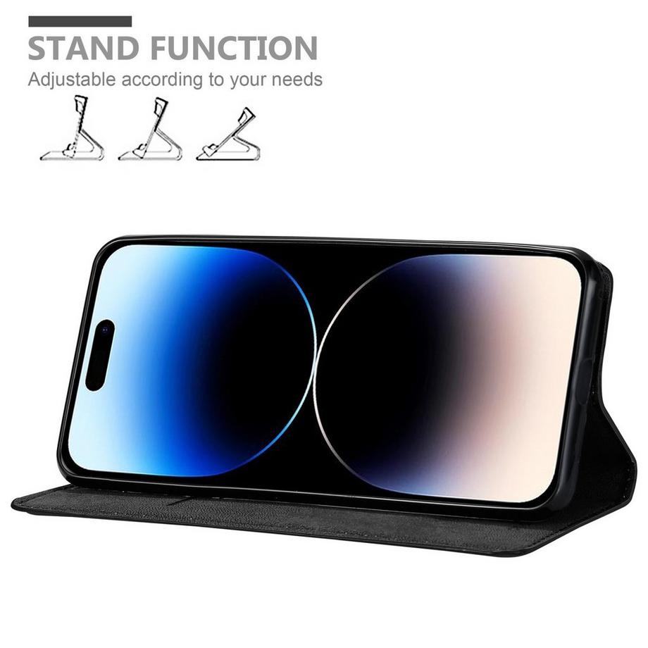 Cadorabo  Hülle für Apple iPhone 14 PRO Magnetverschluss, Kartenfach 