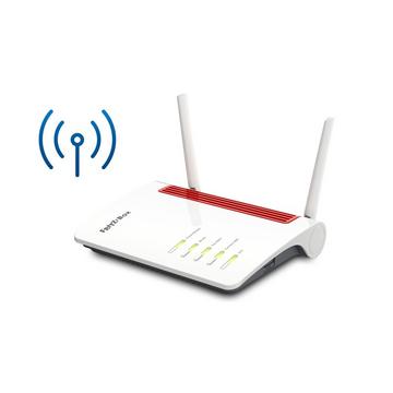 FRITZ!Box 6850 LTE routeur sans fil Gigabit Ethernet Bi-bande (2,4 GHz / 5 GHz) 4G Rouge, Blanc