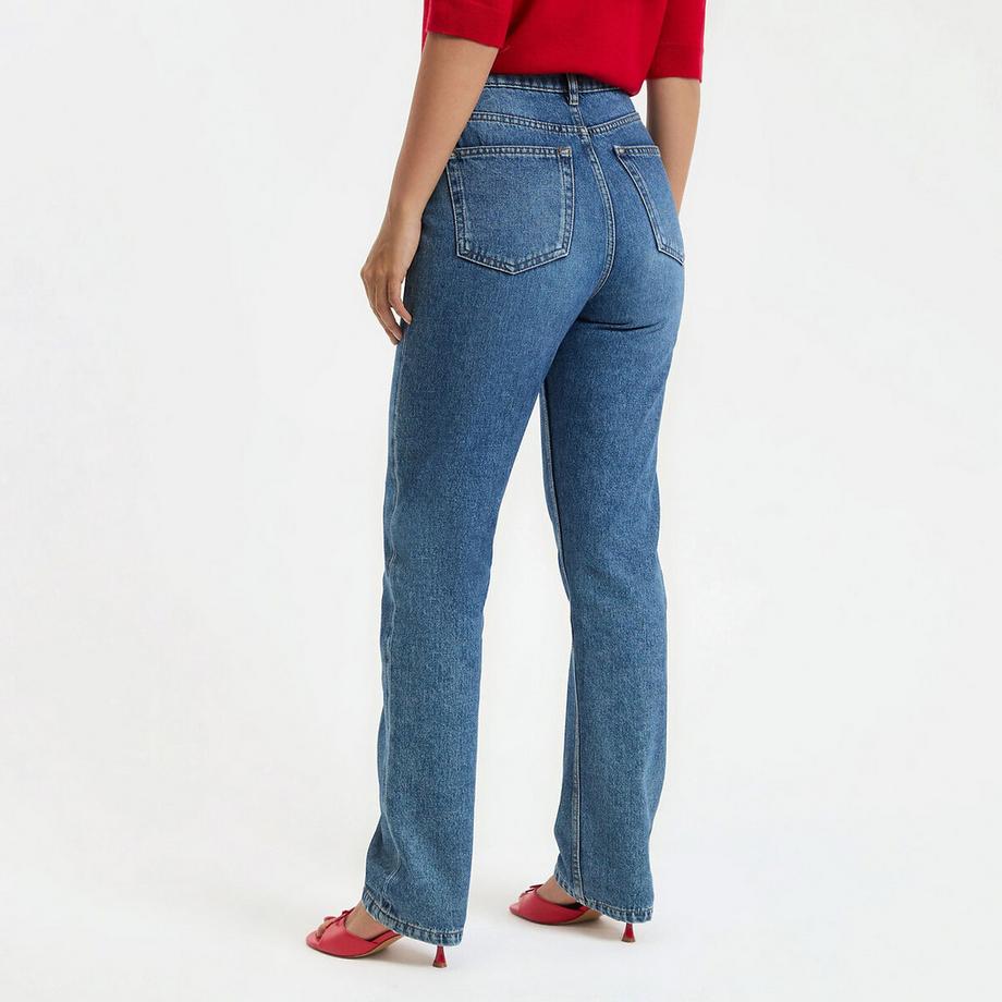 La Redoute Collections High Waist Regular Fit Jeans  