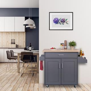 B2X Desserte de cuisine avec plan de travail  