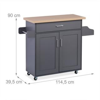 B2X Desserte de cuisine avec plan de travail  