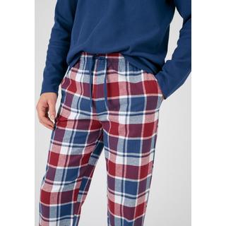 Damart  Pyjama haut nid d'abeille et bas flanelle 