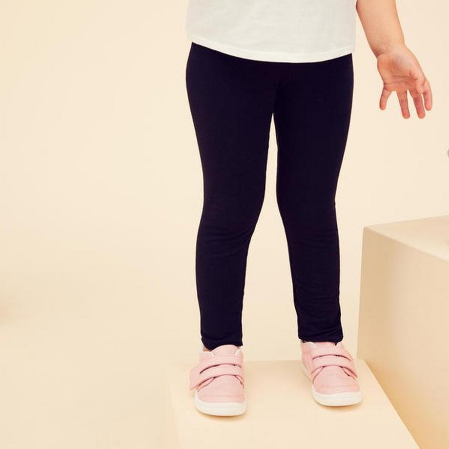 Legging fille coton - Basique noir de 1 an à 6 ans
