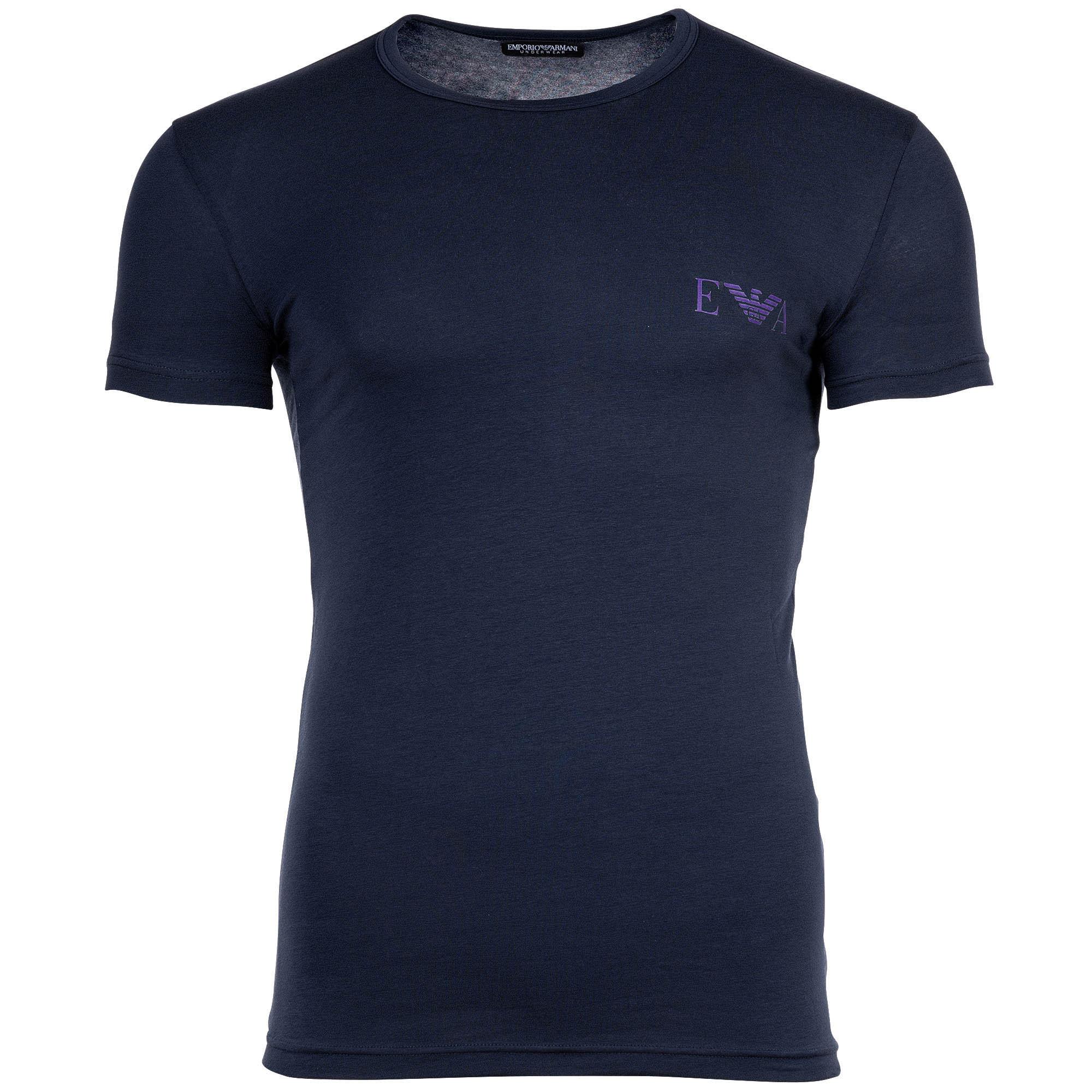 EMPORIO ARMANI T-shirt Bold Monogram Coupe Ajustée Lot de 2  