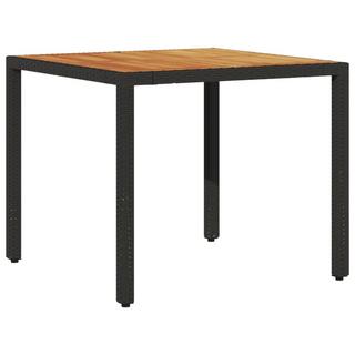 VidaXL Table de jardin rotin synthétique  