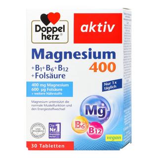 Doppelherz  Magnesium 400 B1 B6 Folsäure 