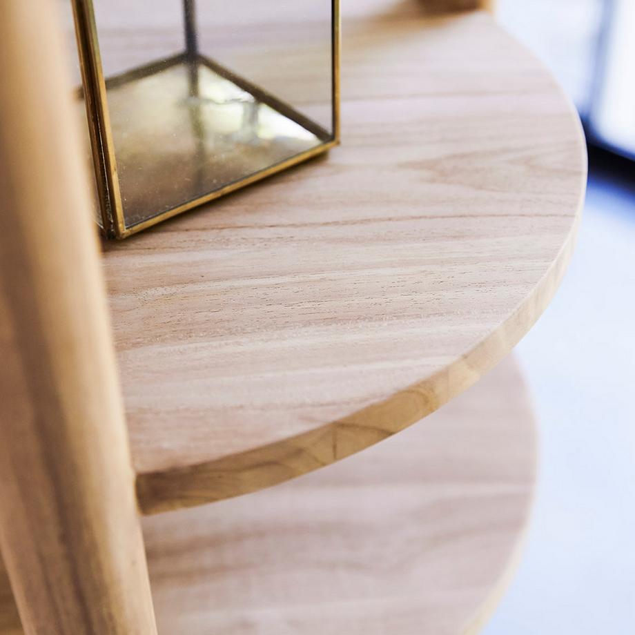 Tikamoon Hochschrank aus massivem Teakholz Poline  