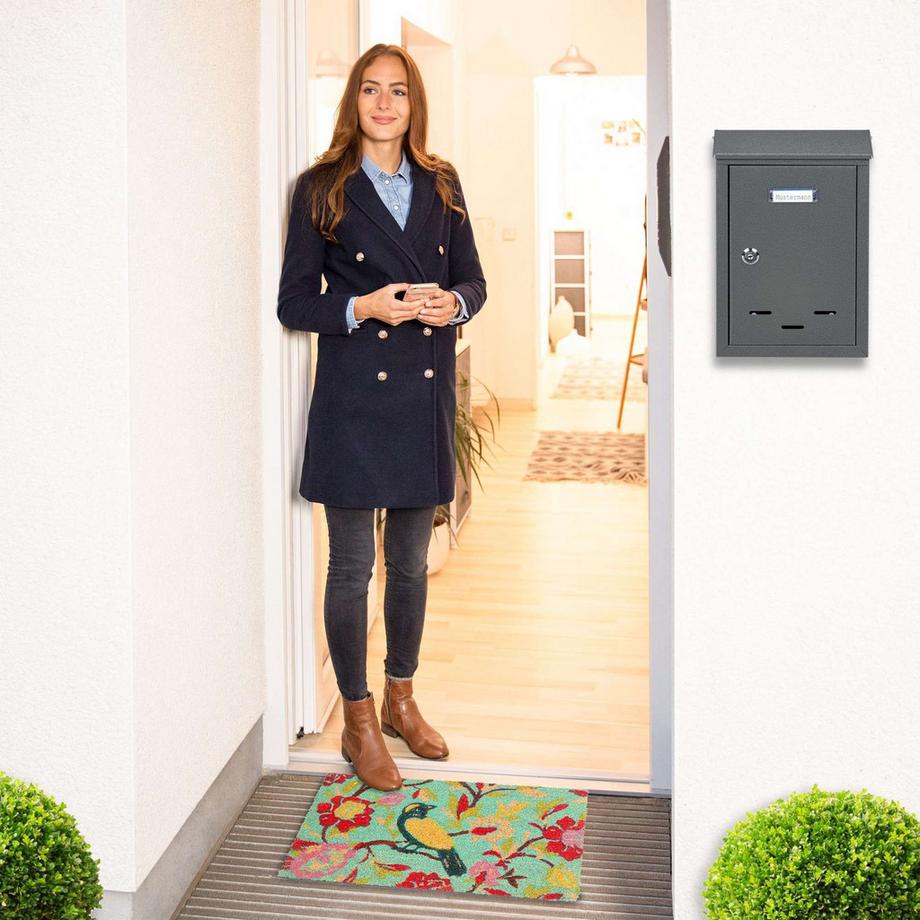 B2X Zerbino in fibra di cocco con motivo a uccelli  