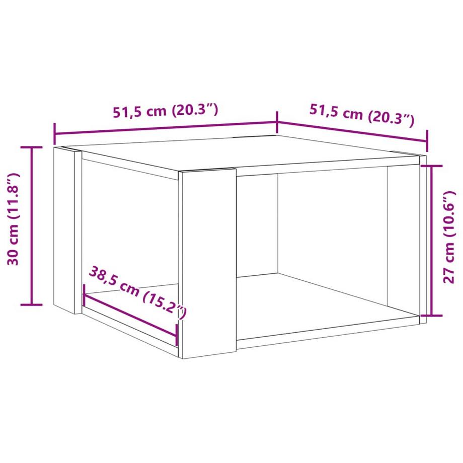 VidaXL Couchtisch holzwerkstoff  