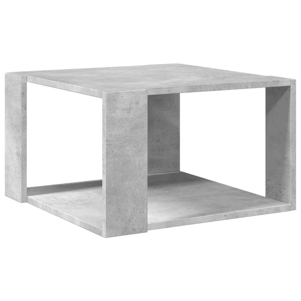VidaXL - Table basse bois d'ingénierie, One Size, Gris