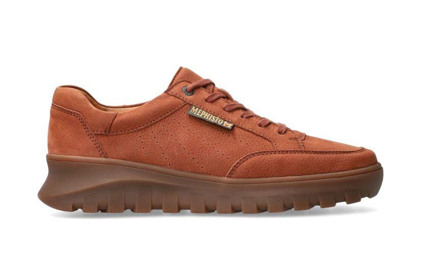 Image of Flynn - Nubuk Sneaker Herren Orange 44
