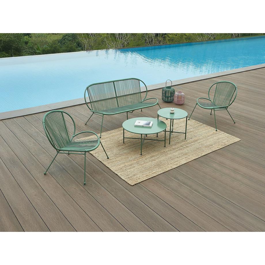 Vente-unique Set di mobili da giardino NIKAO  