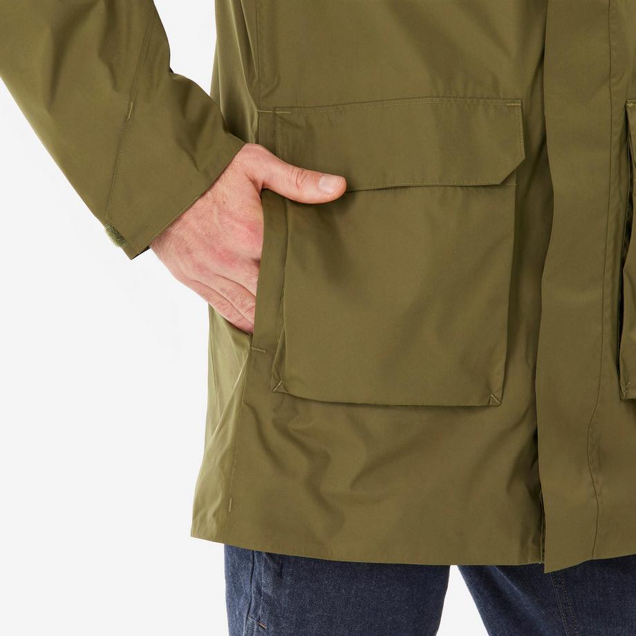 QUECHUA  Veste de randonnée imperméable homme, NH500 Longue 