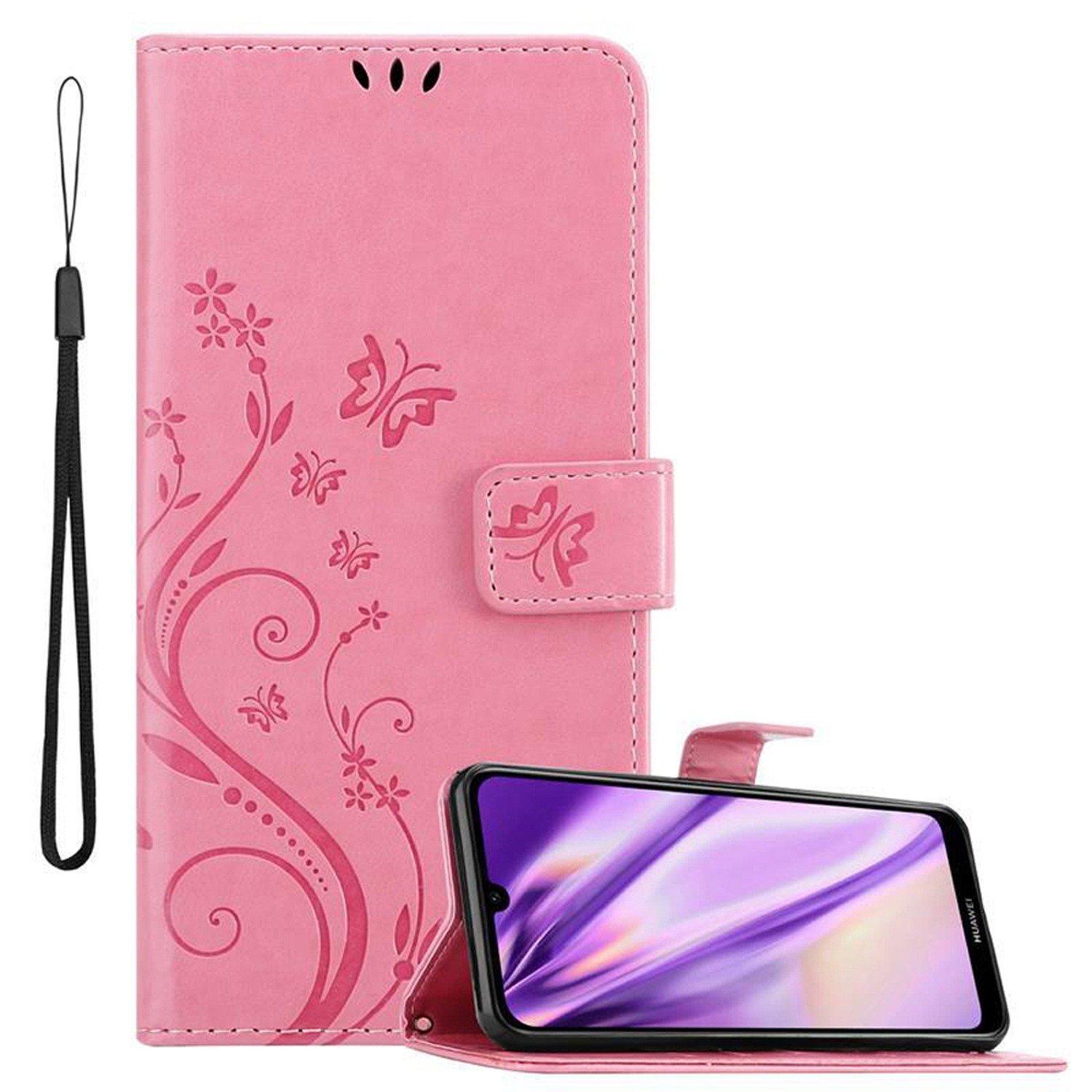 Image of Hülle für Huawei Y6 2019 Blumen Design Magnetverschluss