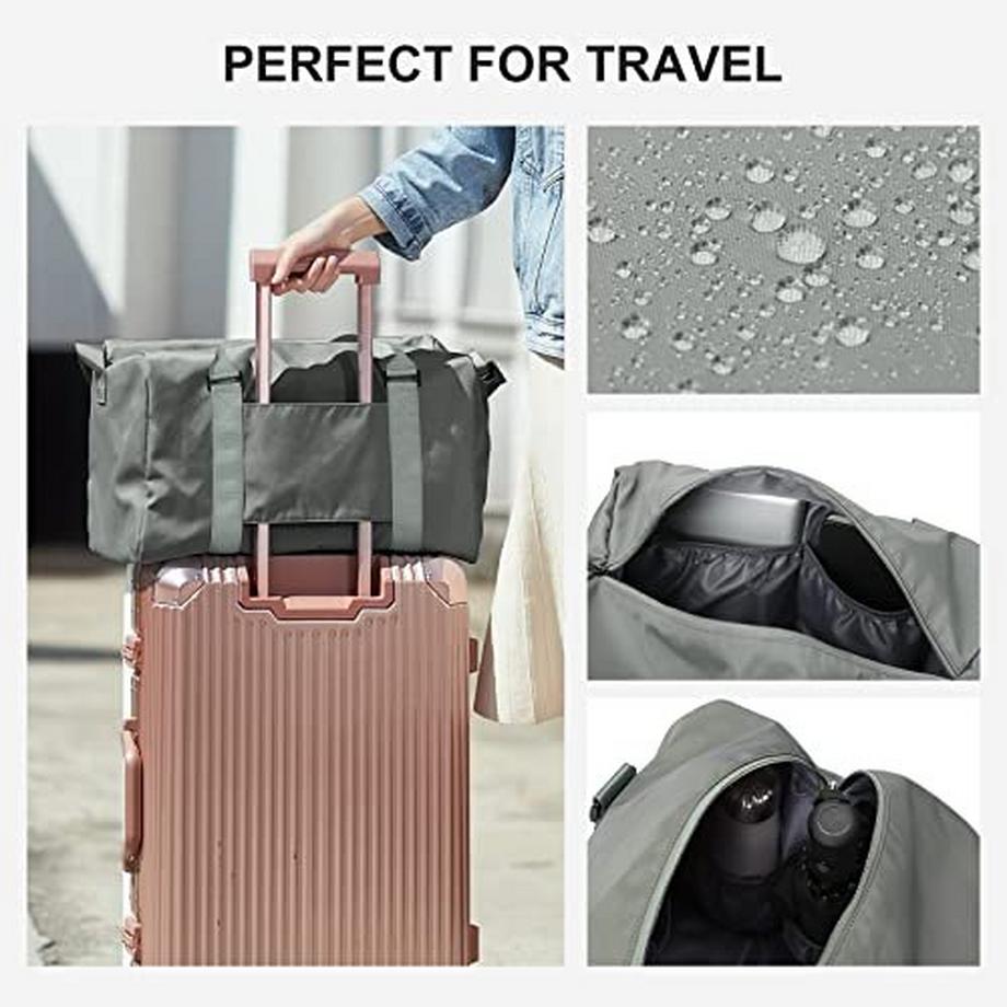 Only-bags.store Borsa da Viaggio Sportiva Grande Borsa Weekend Tote Aereo Spiaggia  