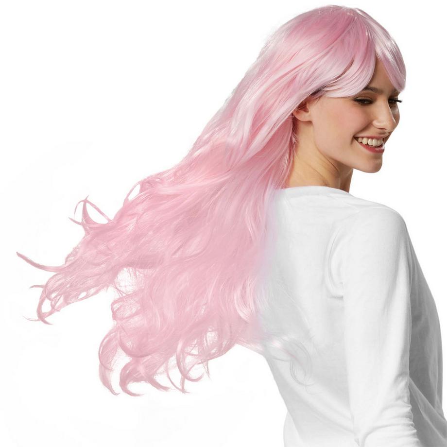 Tectake  Parrucca capelli lunghi ricci 