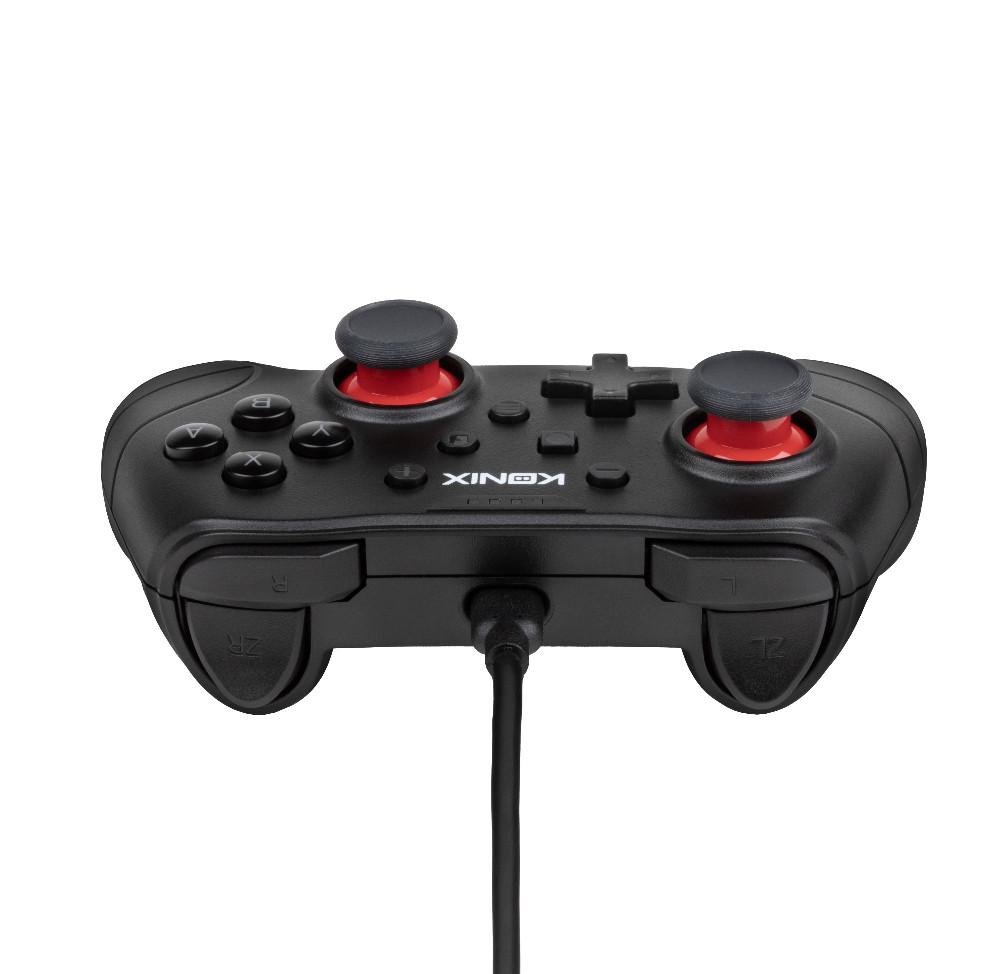 KONIX  Switch Mythics Wired Gamepad Schwarz 