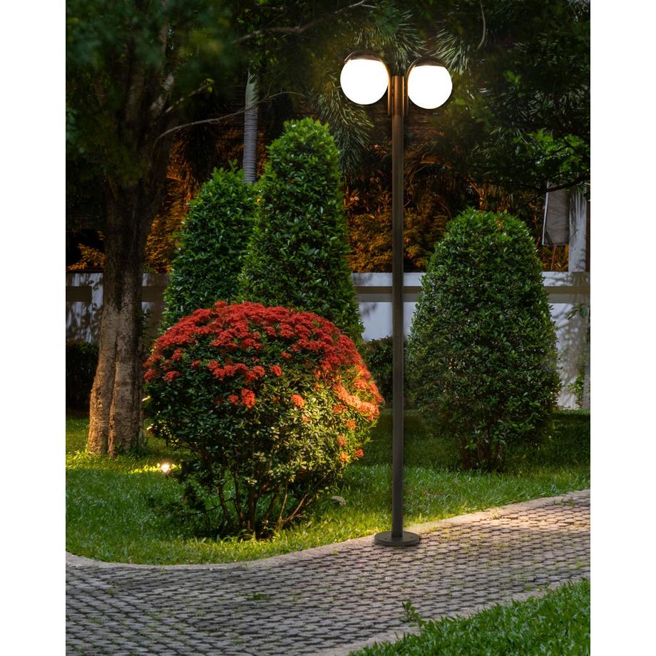 Beliani Aussenlaterne aus Aluminium  KULSI  