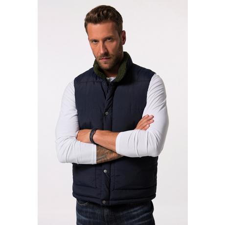 JP1880  Gilet per l'outdoor con collo alto e fodera di teddy, fino alla tg. 7XL 