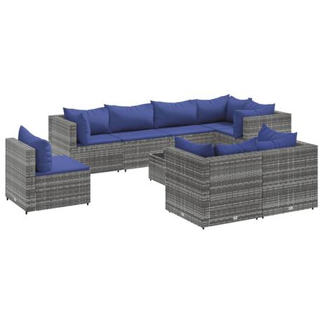 VidaXL Garten lounge set poly-rattan  