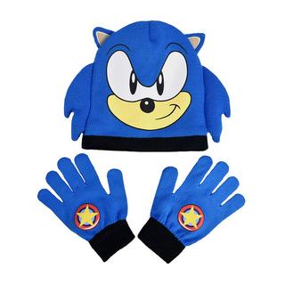 Sonic The Hedgehog  Jerseyware Hut und HandschuhSet 