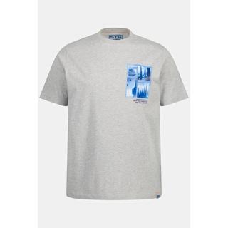 Sthuge  T-shirt avec imprimé, col rond et manches courtes - jusqu'au 8 XL 