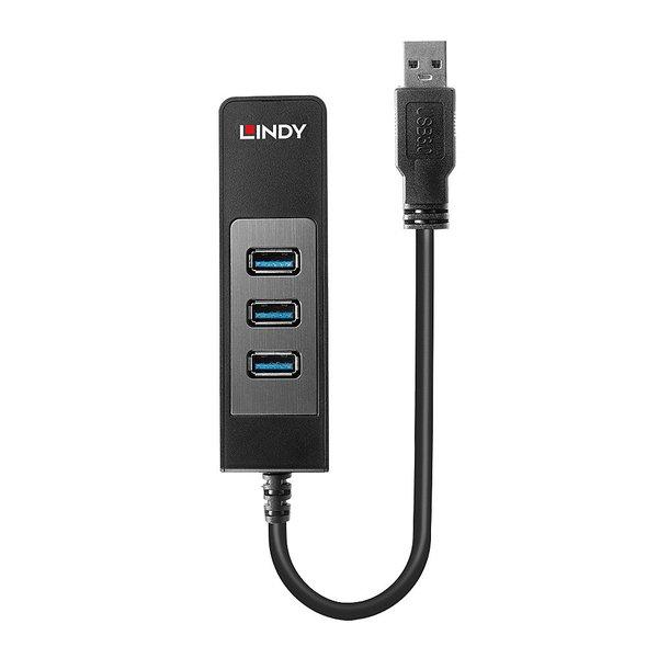 LINDY  USB 3.1 Hub- Ethernet Adapter 