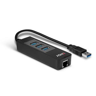 LINDY  USB 3.1 Hub- Ethernet Adapter 