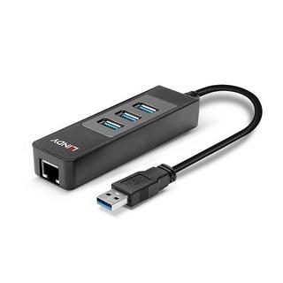 LINDY  USB 3.1 Hub- Ethernet Adapter 