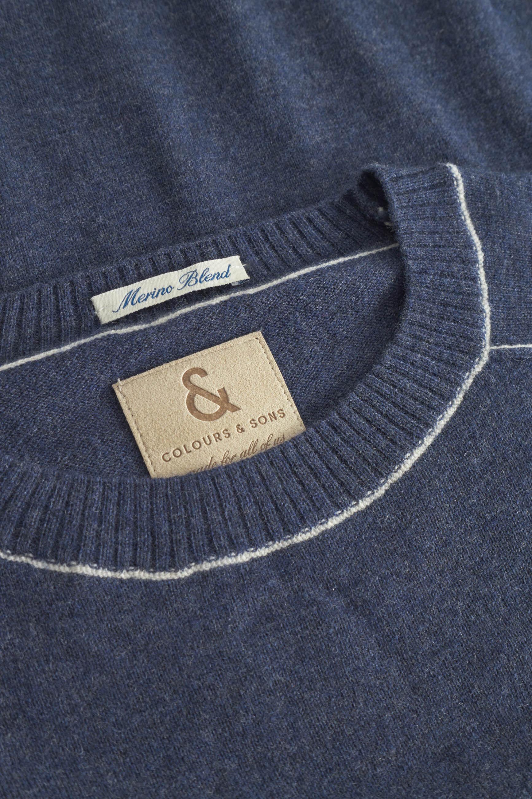 Colours & Sons  Pullover Roundneck Merino Blend 