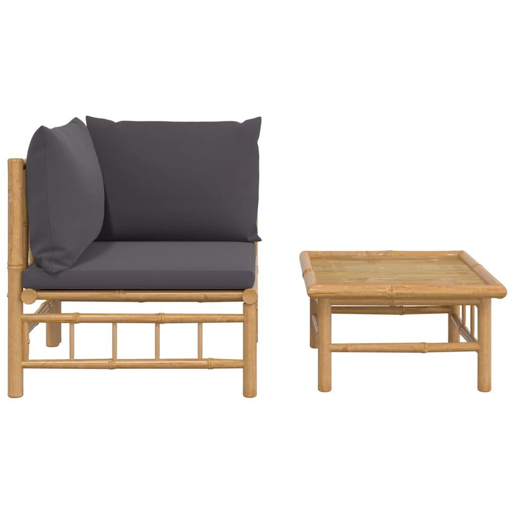 VidaXL Garten-lounge-set bambus  