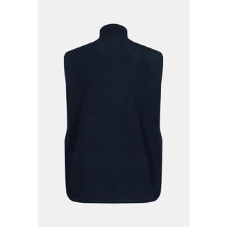 JP1880  Gilet di pile con taglio speciale per l'addome, collo alto e tasca a marsupio, fino alla tg. 8XL 