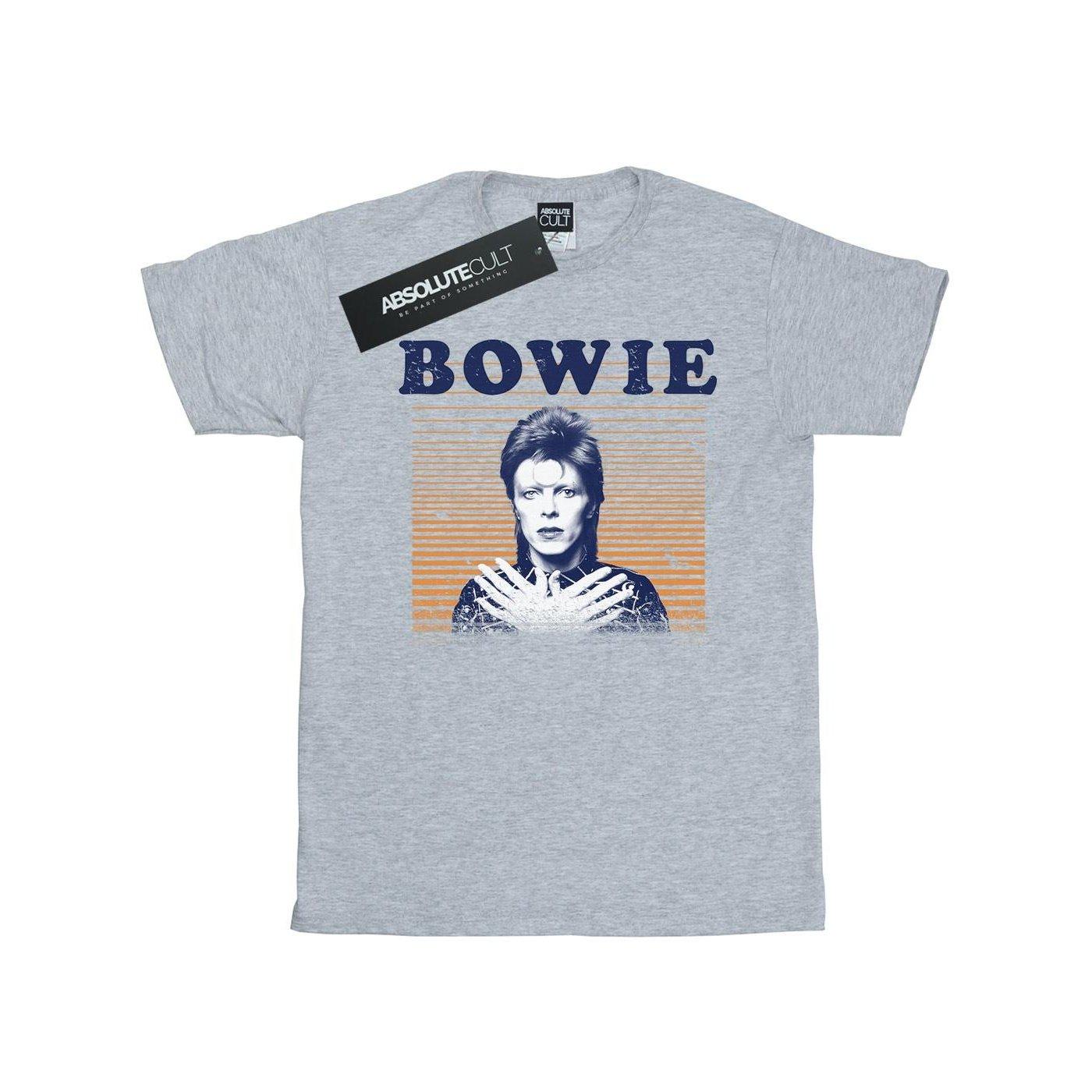 David Bowie  Tshirt ORANGE STRIPES 